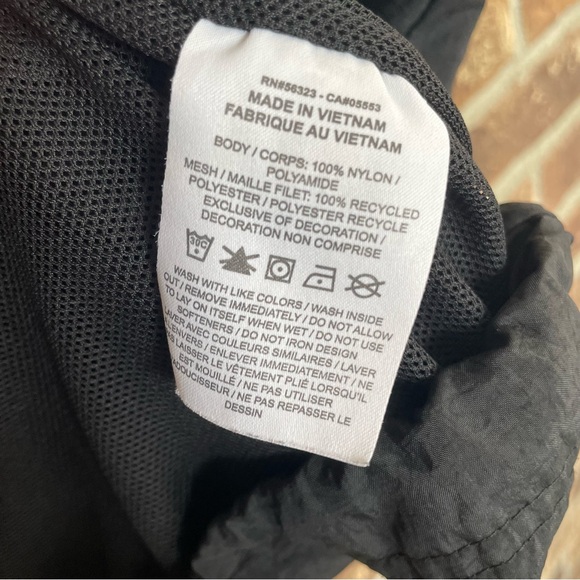 Nike Pull-Over 1/4 Zip Windbreaker Cropped‎ jacket Size 3X - Picture 7 of 8